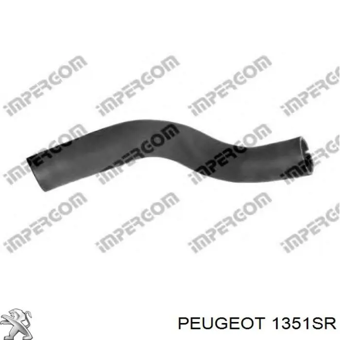 Купить 1351SR Peugeot/Citroen Шланг радиатора охлаждения нижний