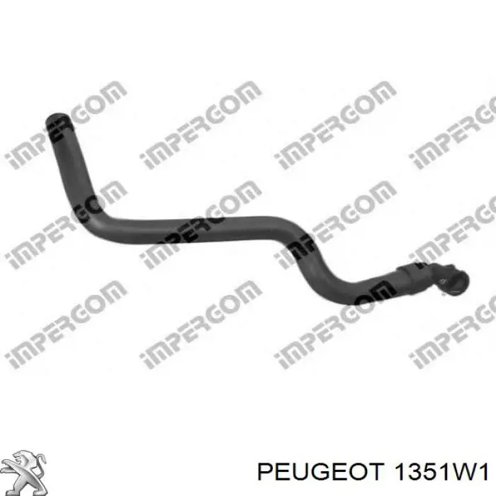 Нижний шлаг радиатора охлаждения 1351W1 Peugeot/Citroen