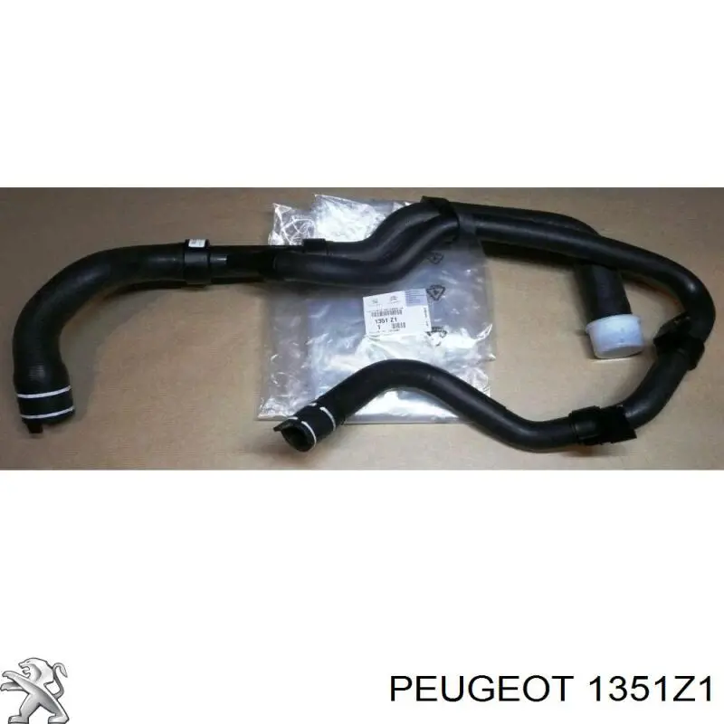 1351Z1 Peugeot/Citroen шланг (патрубок радиатора охлаждения нижний)