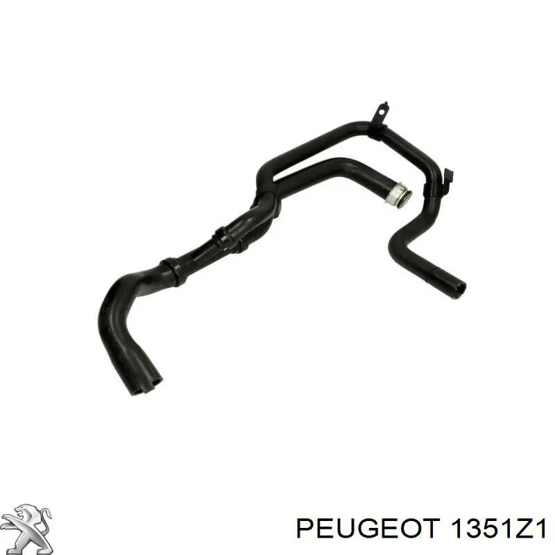 Купить 1351Z1 Peugeot/Citroen Шланг радиатора охлаждения нижний