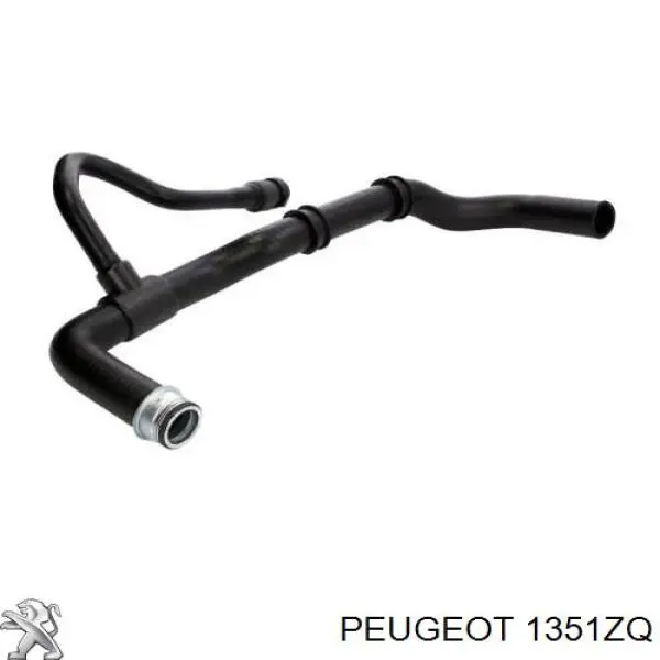 1351ZQ Peugeot/Citroen шланг (патрубок радиатора охлаждения нижний)
