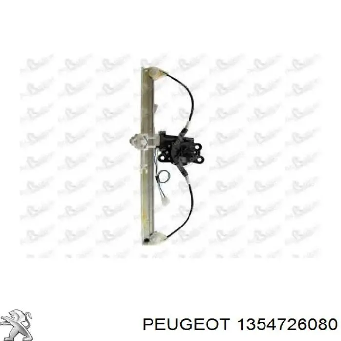 1354726080 Peugeot/Citroen механизм стеклоподъемника двери передней левой