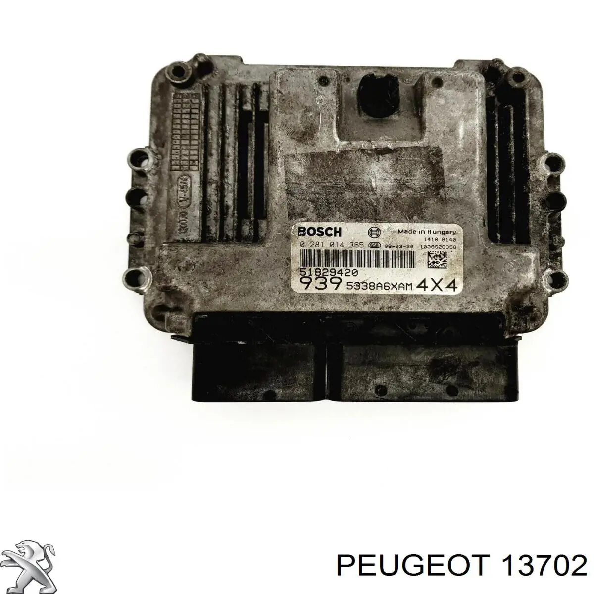 013702 Peugeot/Citroen Выхлопная труба