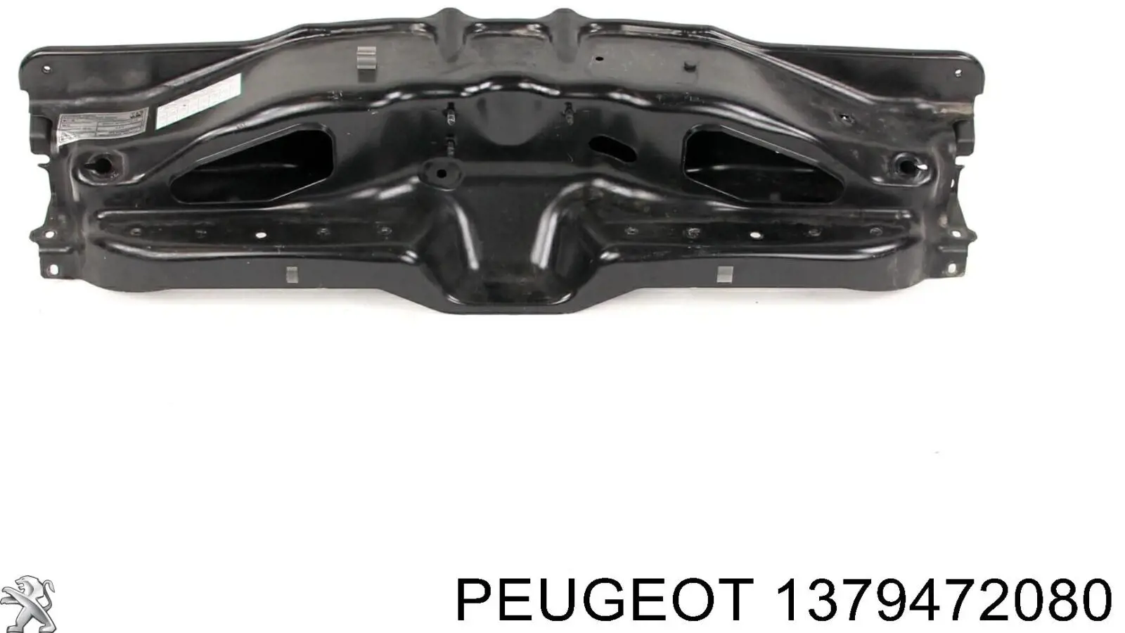 1379472080 Peugeot/Citroen suporte superior do radiador (painel de montagem de fixação das luzes)