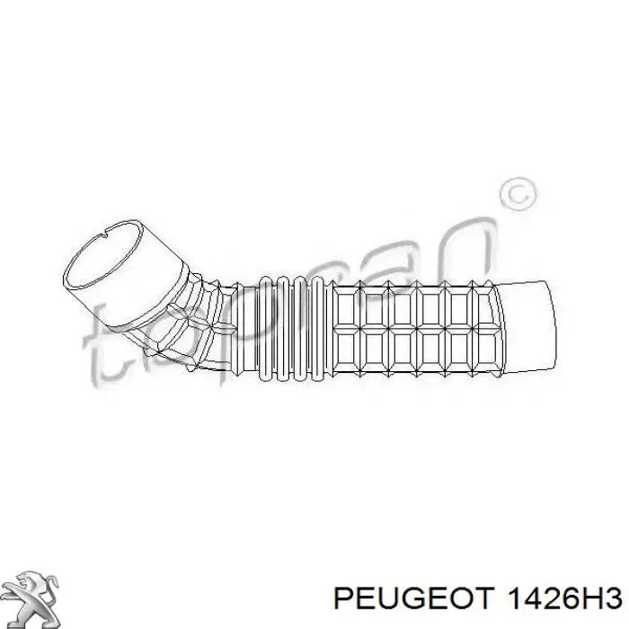 Патрубок воздушный, вход воздушного фильтра Peugeot/Citroen 1426H3 цена, от 17.87 USD