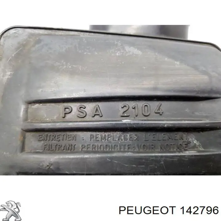 Casco de filtro de aire 142796 Peugeot/Citroen