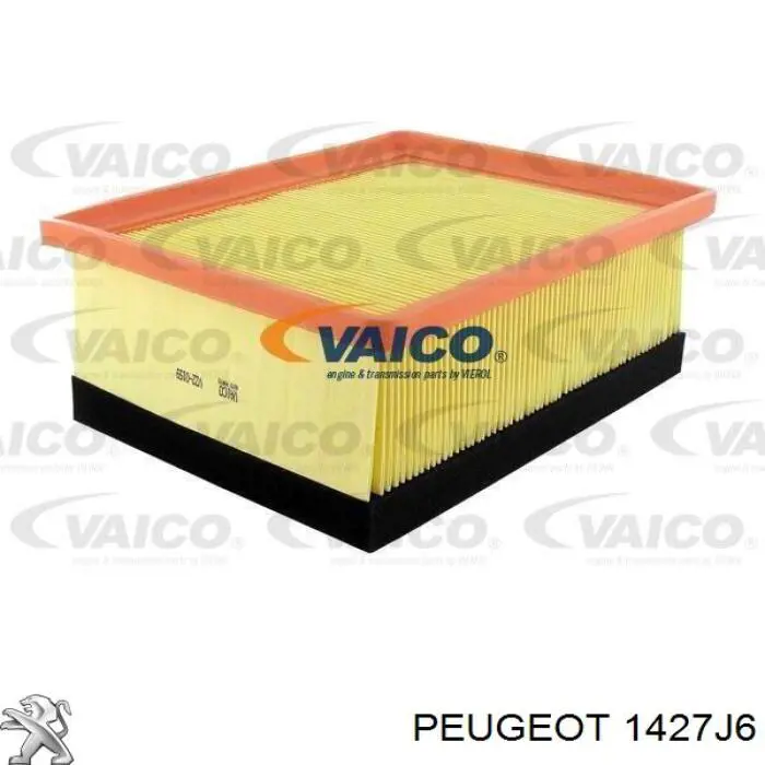 1427J6 Peugeot/Citroen caixa de filtro de ar