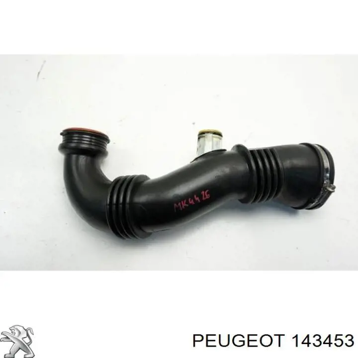 Tubo flexible de aspiración, salida del filtro de aire 143453 Peugeot/Citroen