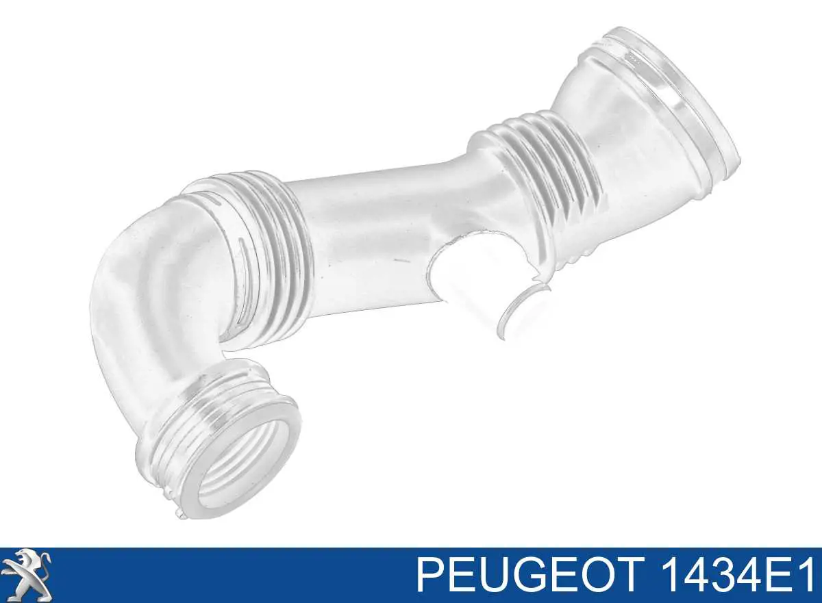 1434E1 Peugeot/Citroen патрубок воздушный, выход воздушного фильтра