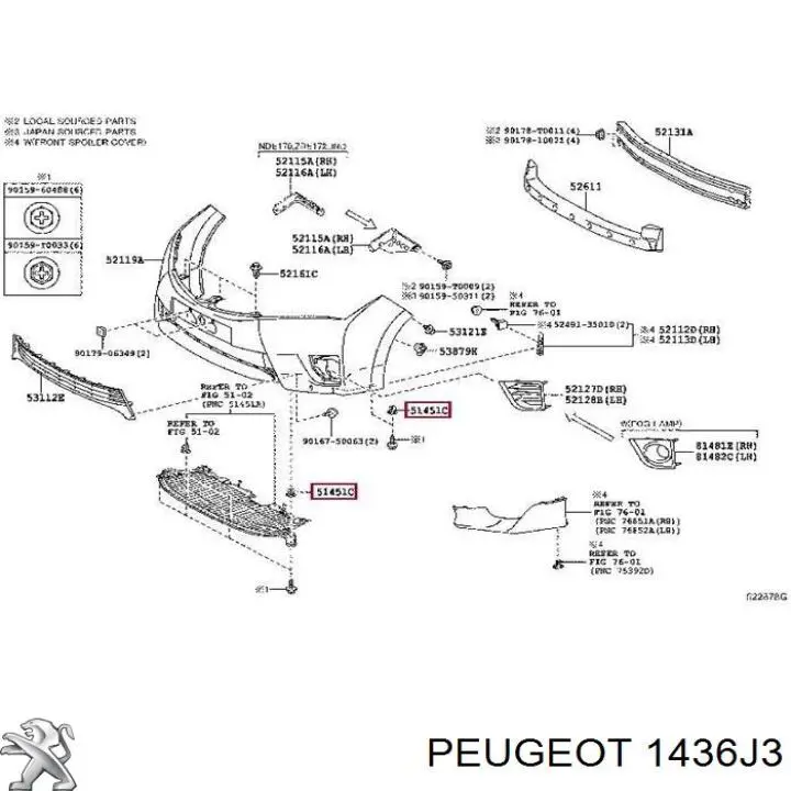  1436J3 Peugeot/Citroen