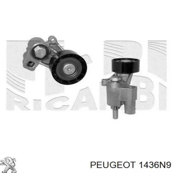 1436N9 Peugeot/Citroen Кронштейн воздушного фильтра