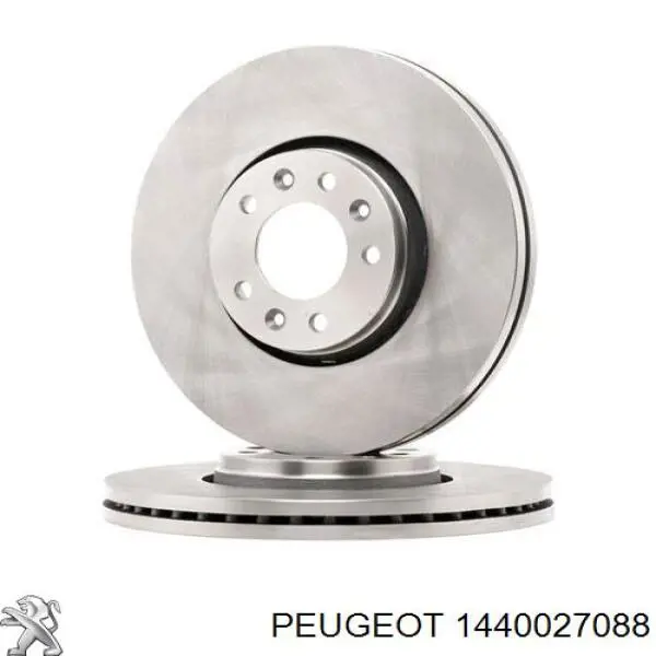 Передние тормозные диски 1440027088 Peugeot/Citroen