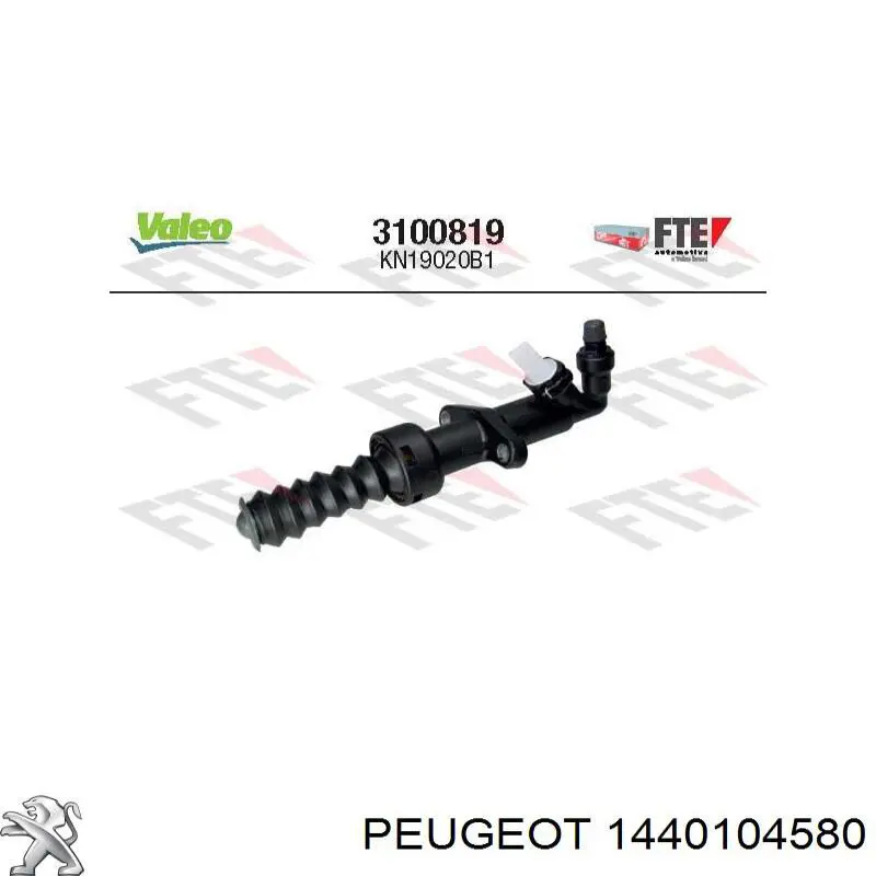 Купить 1440104580 Peugeot/Citroen Рабочий цилиндр сцепления