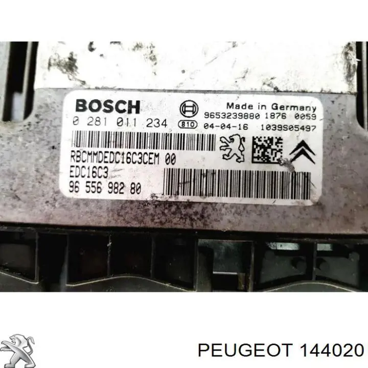 Патрубок воздушный, вход воздушного фильтра Peugeot/Citroen 144020 цена, от 11.25 USD