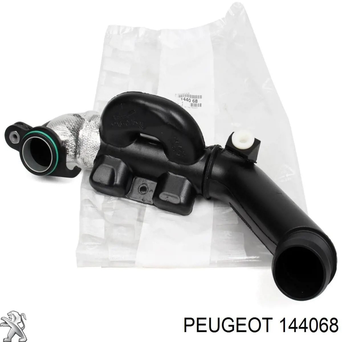 144068 Peugeot/Citroen патрубок воздушный, выход из турбины/компрессора (наддув)