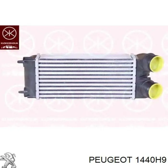 Радиатор интеркуллера Peugeot/Citroen 1440H9