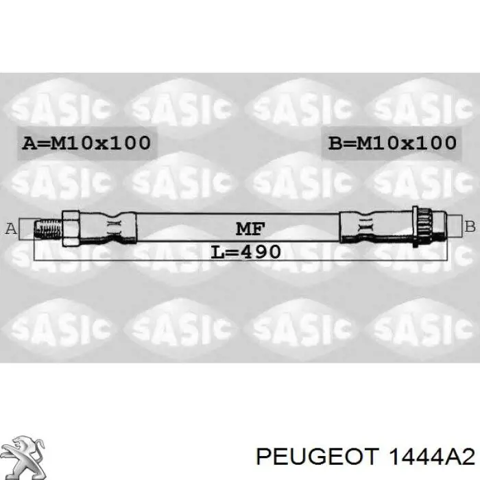 Воздушный фильтр 1444A2 Peugeot/Citroen