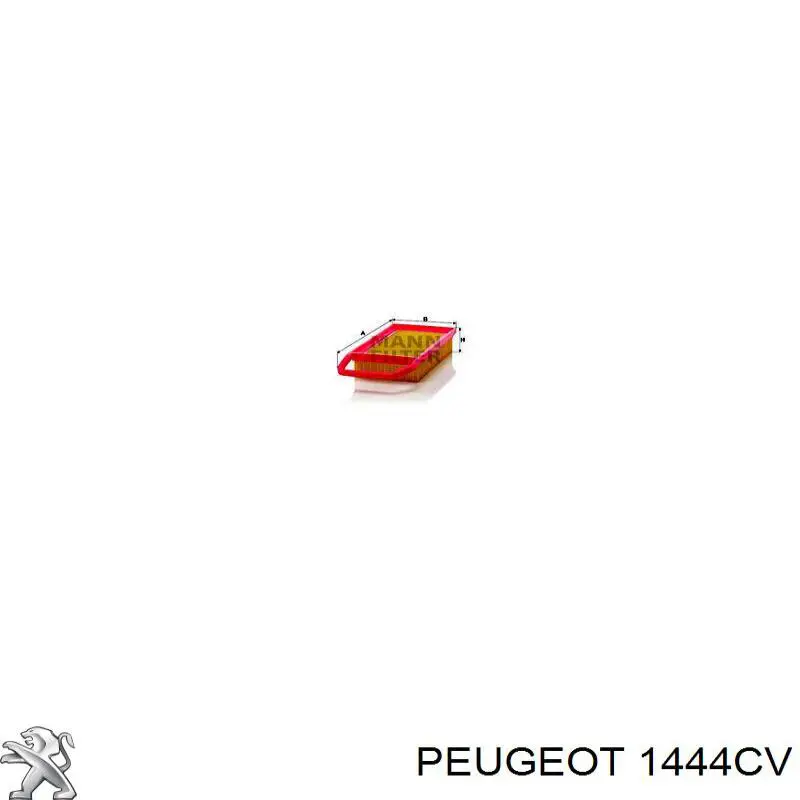 Купить 1444CV Peugeot/Citroen Автомобильный фильтр воздуха