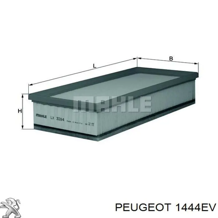 1444EV Peugeot/Citroen воздушный фильтр