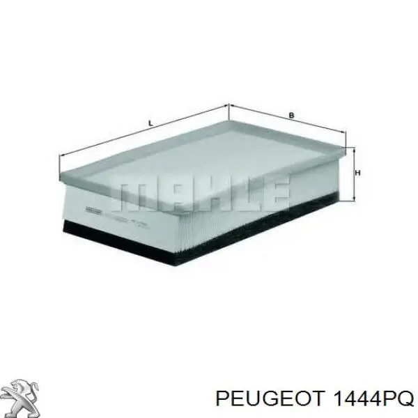 Элемент воздушного фильтра Peugeot/Citroen 1444PQ цена, от 15.35 USD