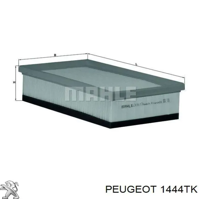 Элемент воздушного фильтра Peugeot/Citroen 1444TK цена, от 7.01 USD