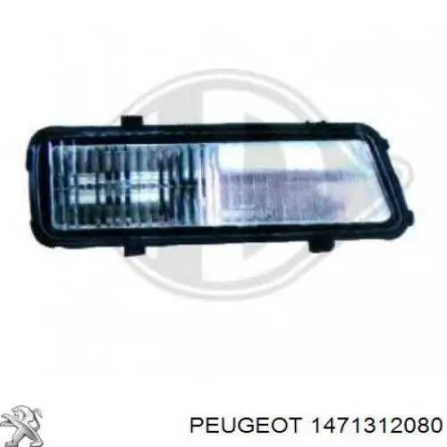 1471312080 Peugeot/Citroen Противотуманная фара левая
