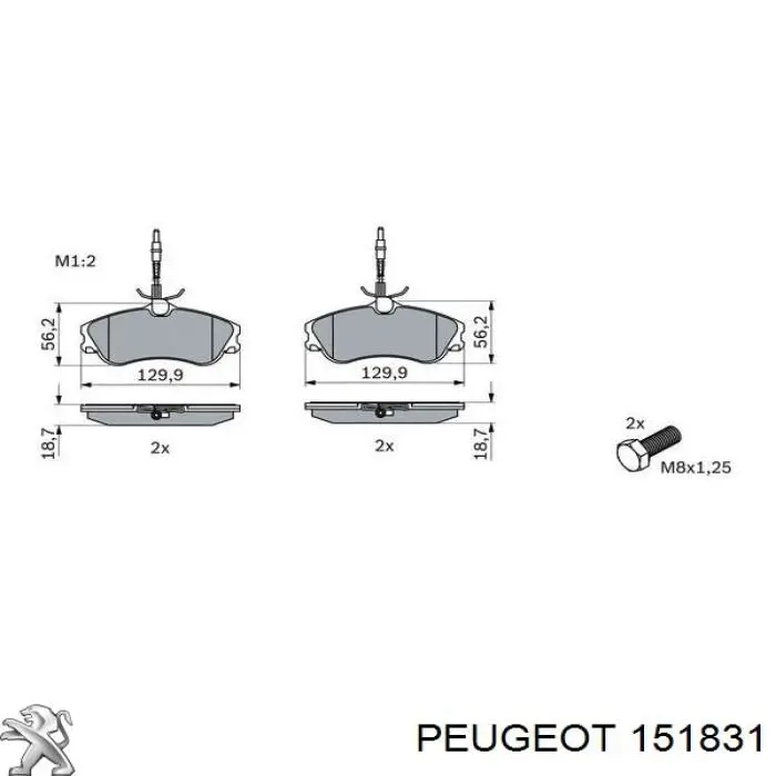 151831 Peugeot/Citroen 