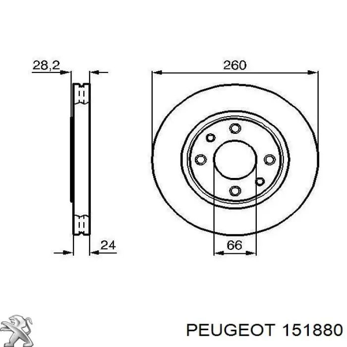 151880 Peugeot/Citroen корпус заливной горловины топливного бака