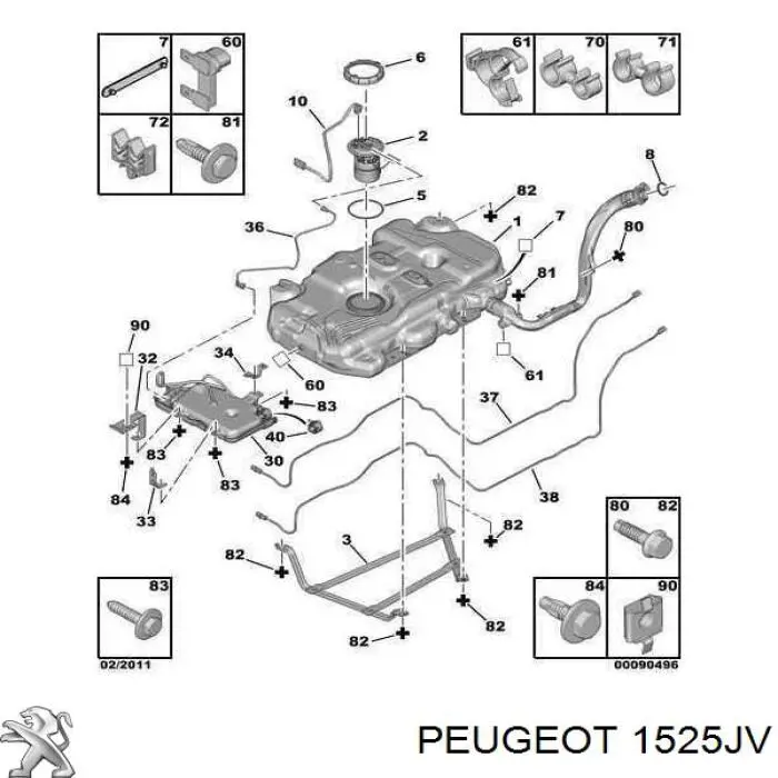 1525JV Peugeot/Citroen 