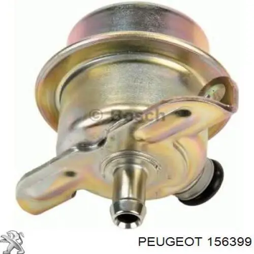 Regulador de pressão de combustível na régua de injectores para Peugeot 405 (15B)