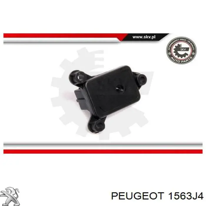 1563J4 Peugeot/Citroen датчик давления во впускном коллекторе, map