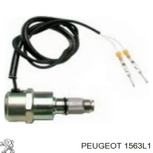 1563 L1 Peugeot/Citroen клапан тнвд отсечки топлива (дизель-стоп)