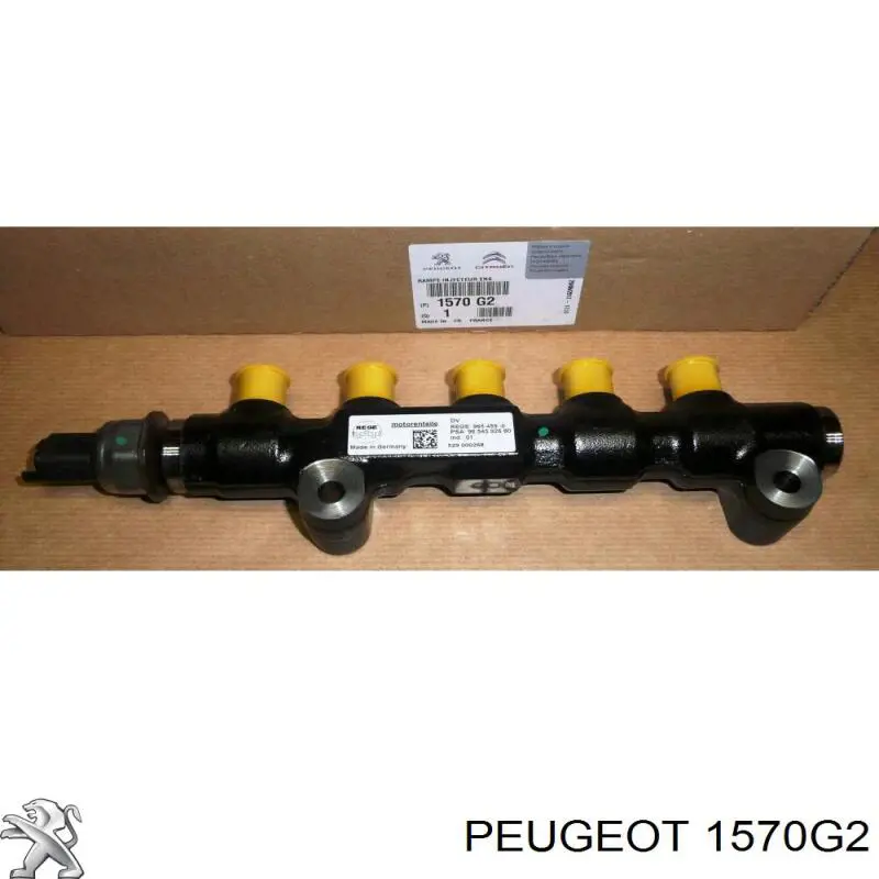 Распределитель топлива (рампа) на Peugeot 407 6D