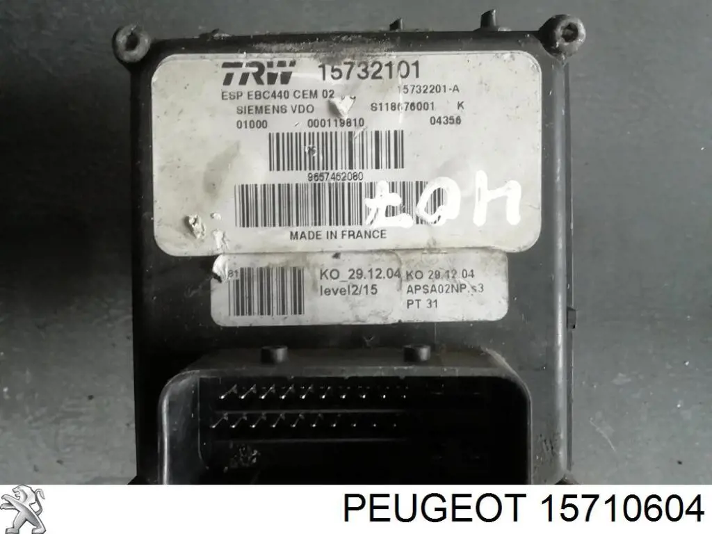  Peugeot/Citroen 15710604 цена, от 70.54 USD
