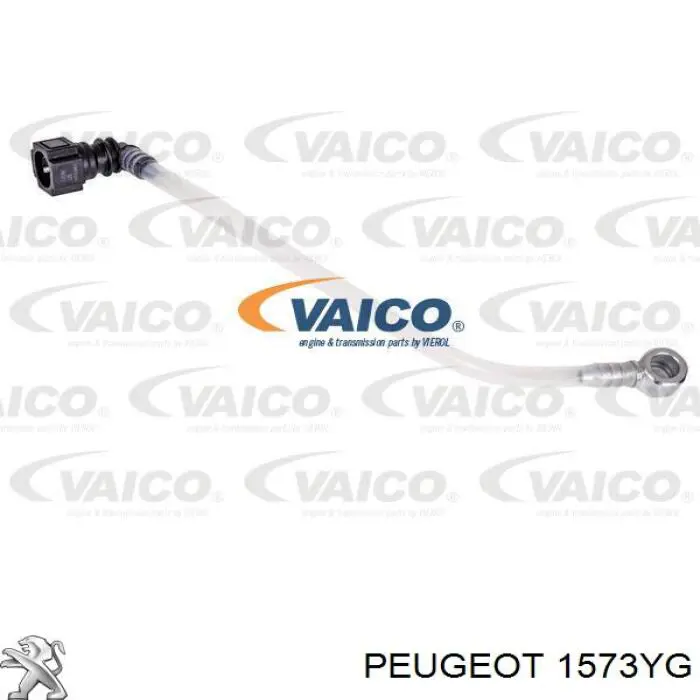 Трубка топливная, от фильтра к топливной рейке на Peugeot 206 2A/C