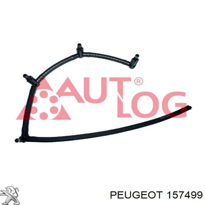 Трубка топливная, обратная от форсунок Peugeot/Citroen 1441256 цена, от 15.63 USD
