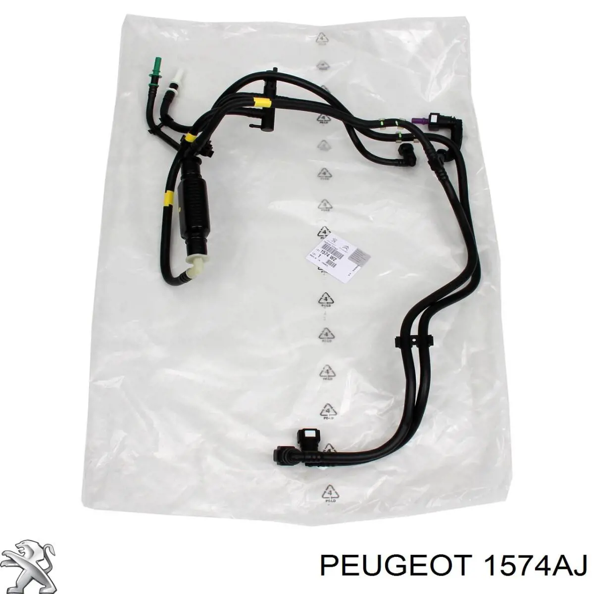 Купить 00001574AJ Peugeot/Citroen Обратная топливная трубка