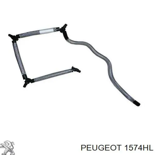 Купить 1574HL Peugeot/Citroen Обратная топливная трубка