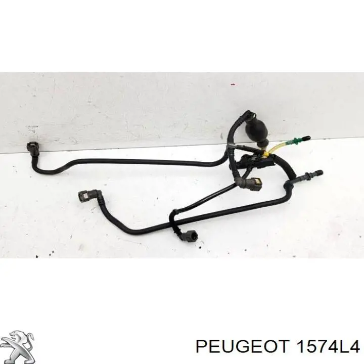 1574L4 Peugeot/Citroen Трубка топливная обратная от форсунок