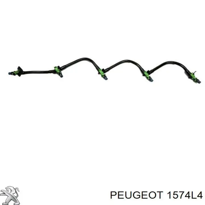 Купить 1574L4 Peugeot/Citroen Обратная топливная трубка