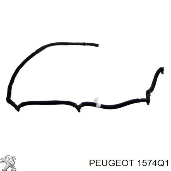 1574Q1 Peugeot/Citroen трубка топливная, обратная от форсунок