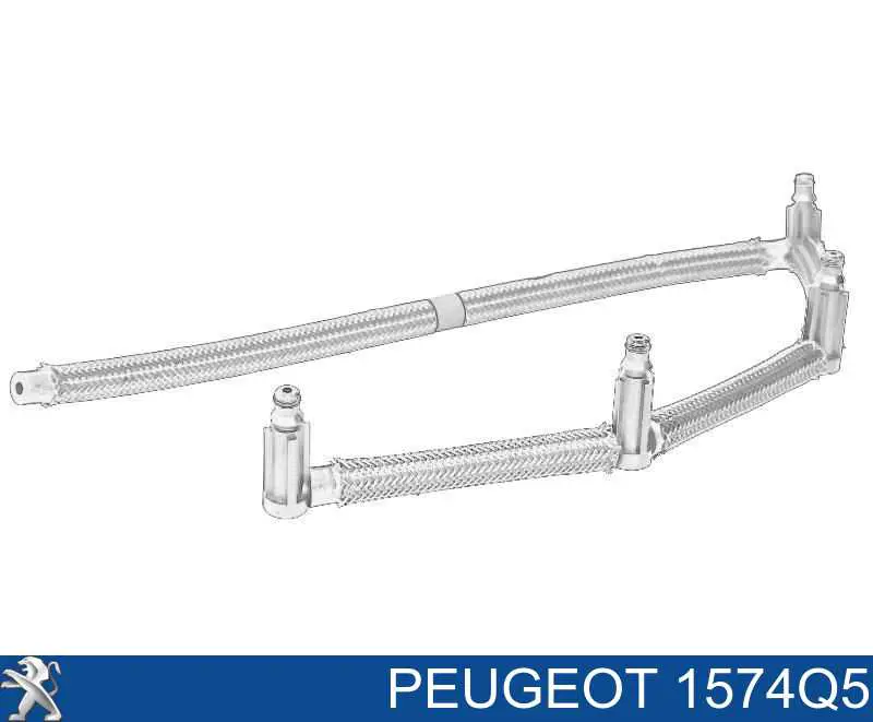 1574Q5 Peugeot/Citroen трубка топливная, обратная от форсунок