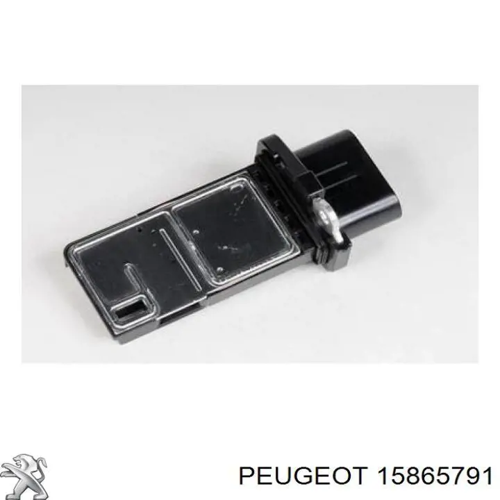 15865791 Peugeot/Citroen sensor de fluxo (consumo de ar, medidor de consumo M.A.F. - (Mass Airflow))