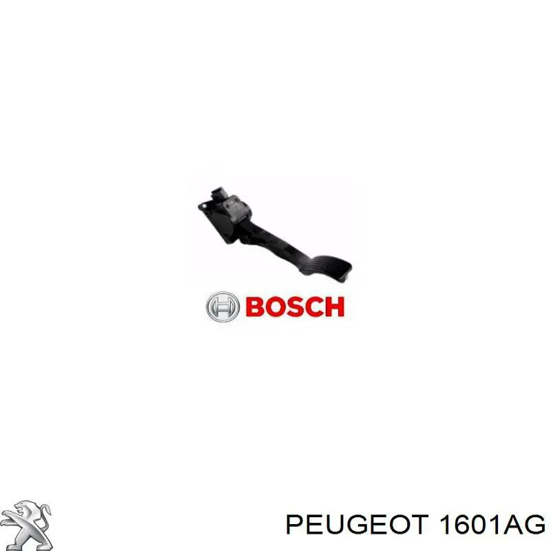 Pedal de gás (de acelerador) para Peugeot Partner 