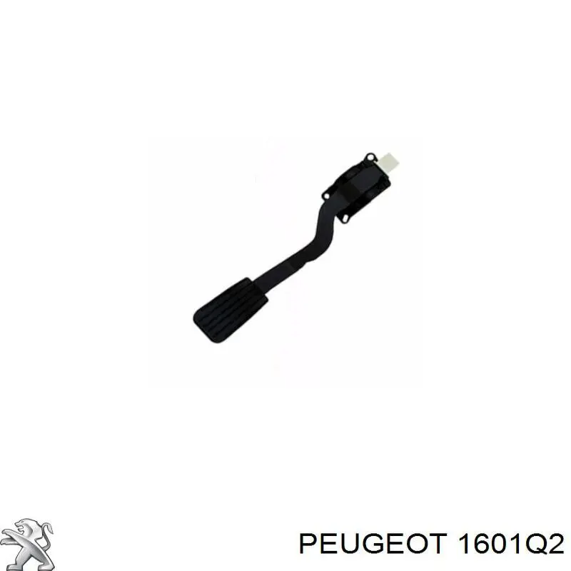 Педаль газа (акселератора) на Peugeot 206 2D