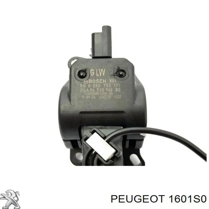 Педаль газа (акселератора) Peugeot/Citroen 1601S0 цена, от 161.88 USD