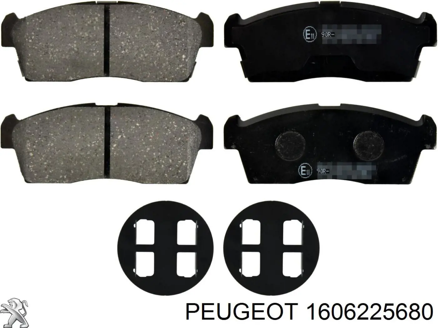 Купить 1606225680 Peugeot/Citroen Колодки тормозные