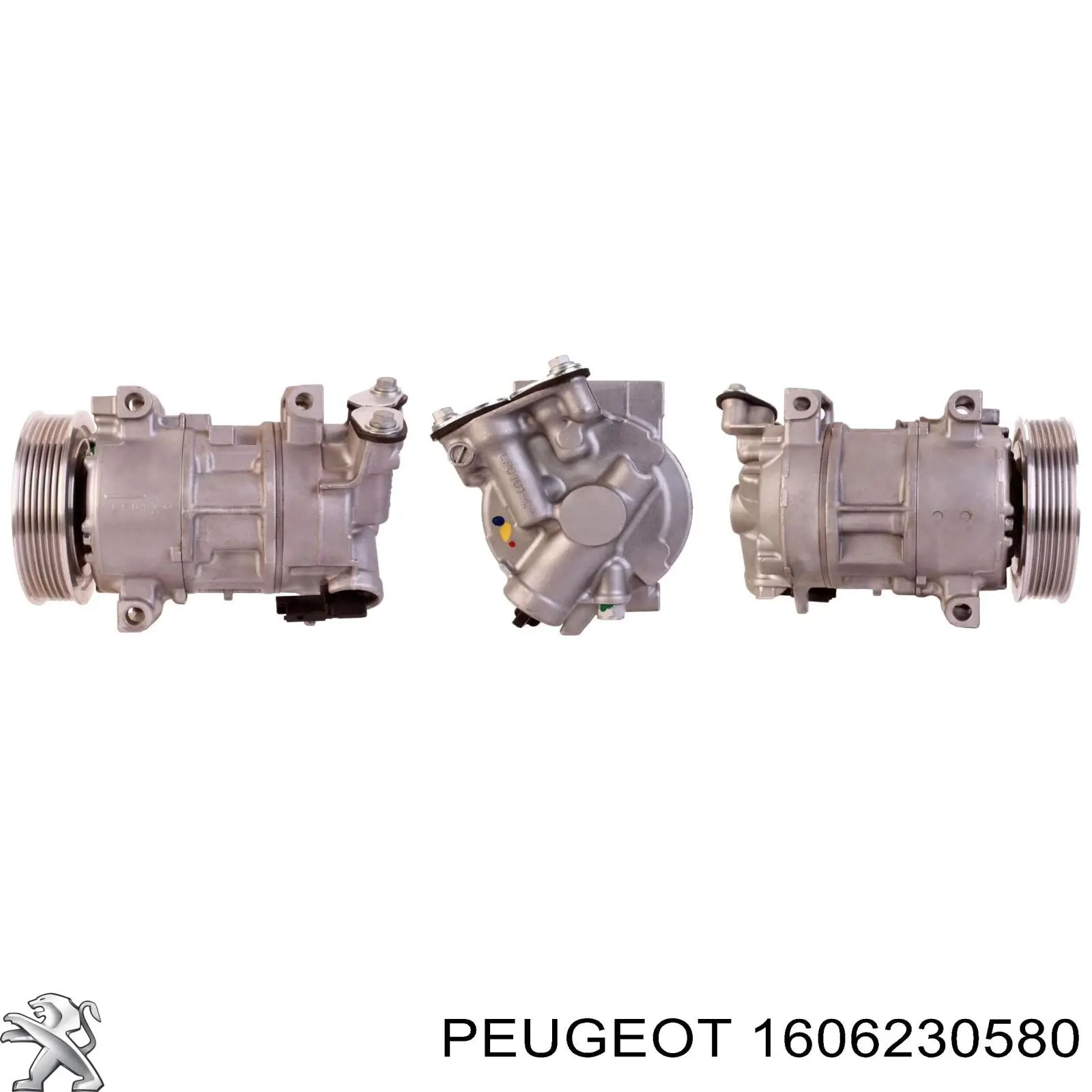 Compresor de aire acondicionado 1606230580 Peugeot/Citroen
