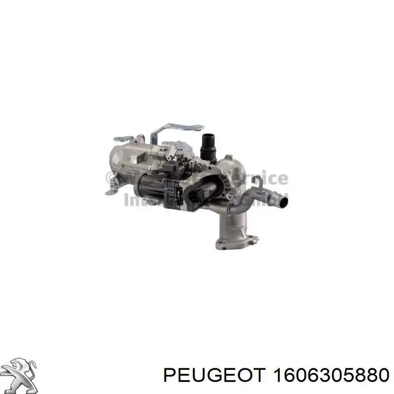 1606305880 Peugeot/Citroen radiador do sistema egr de recirculação dos gases de escape