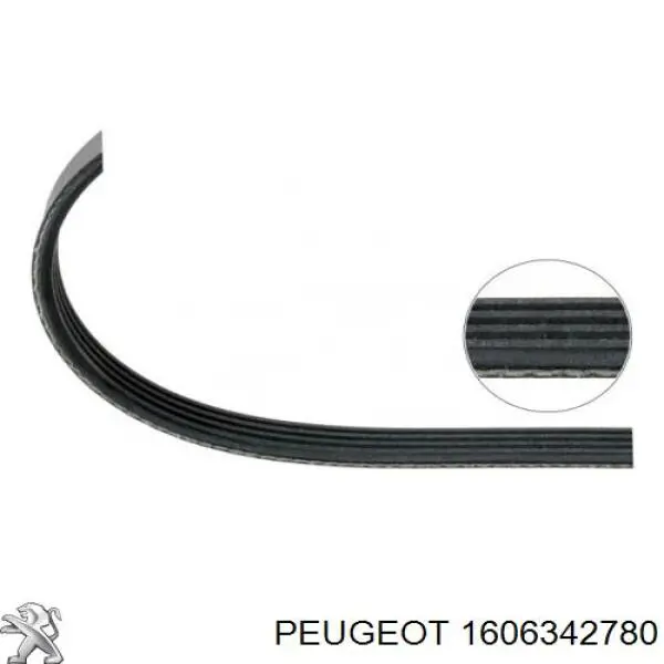 1606342780 Peugeot/Citroen ремень генератора